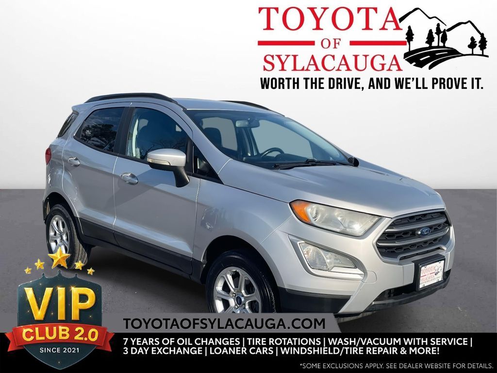 Moondust Silver Metallic 2019 Ford EcoSport SE AWD SUV / Crossover All-Wheel Drive 6-Speed Automatic
