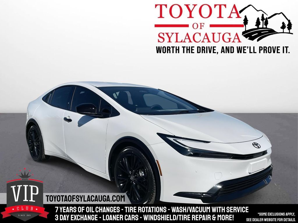 White (Wind Chill Pearl) 2026 Toyota Prius Nightshade FWD Hatchback Front-Wheel Drive Continuously Variable Transmission