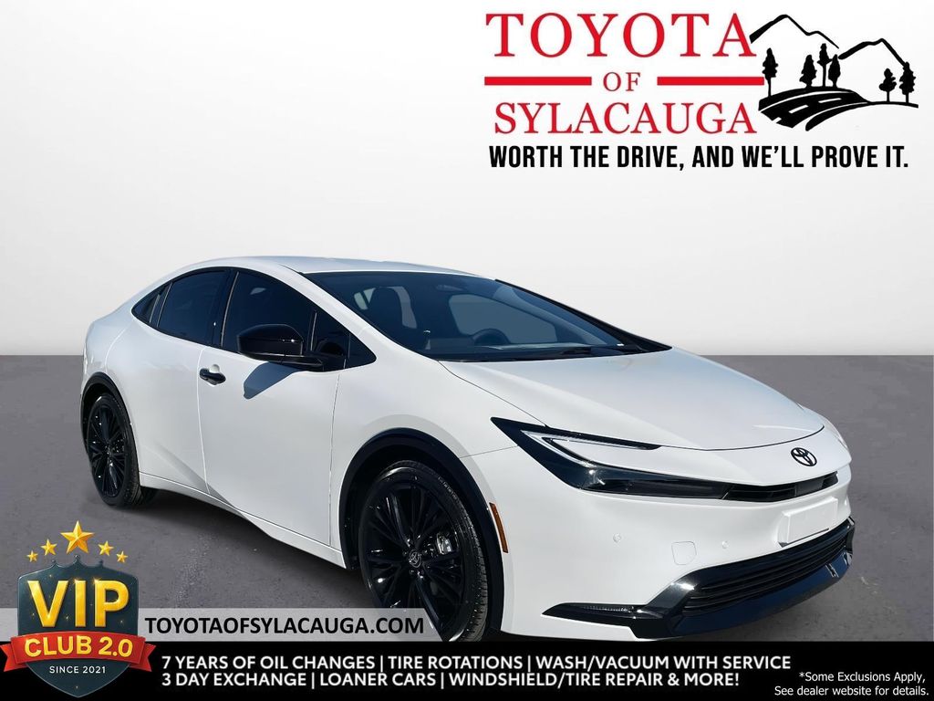White (Wind Chill Pearl) 2026 Toyota Prius Nightshade FWD Hatchback Front-Wheel Drive Continuously Variable Transmission