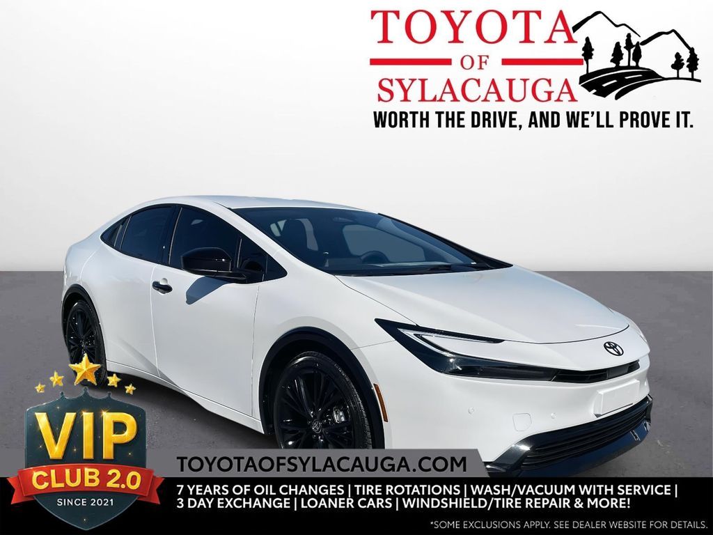 White (Wind Chill Pearl) 2026 Toyota Prius Nightshade FWD Hatchback Front-Wheel Drive Continuously Variable Transmission