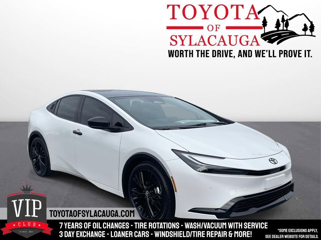 White (Wind Chill Pearl) 2026 Toyota Prius Nightshade FWD Hatchback Front-Wheel Drive Continuously Variable Transmission
