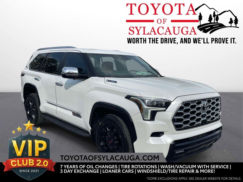 White (Wind Chill Pearl) 2026 Toyota Sequoia 1794 Edition 4WD SUV / Crossover Four-Wheel Drive Automatic