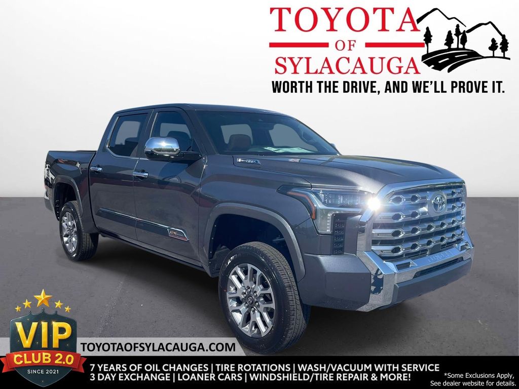 Magnetic Gray Metallic 2026 Toyota Tundra Hybrid 1794 Edition HV CrewMax Cab 4WD Pickup Truck Four-Wheel Drive Automatic