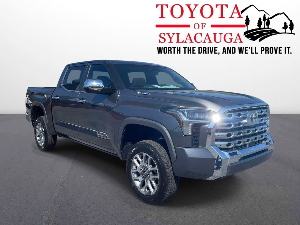 Magnetic Gray Metallic 2026 Toyota Tundra Hybrid 1794 Edition HV CrewMax Cab 4WD Pickup Truck Four-Wheel Drive Automatic