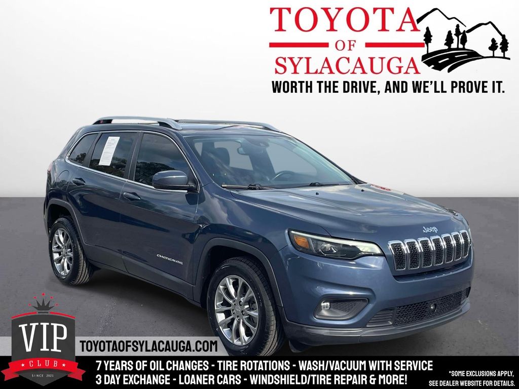 Slate Blue Pearlcoat 2021 Jeep Cherokee Latitude Plus FWD SUV / Crossover Front-Wheel Drive 9-Speed Automatic