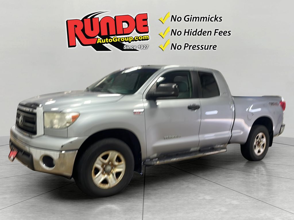 Silver Sky Metallic 2011 Toyota Tundra Pickup Truck Four-Wheel Drive 6-Speed Automatic