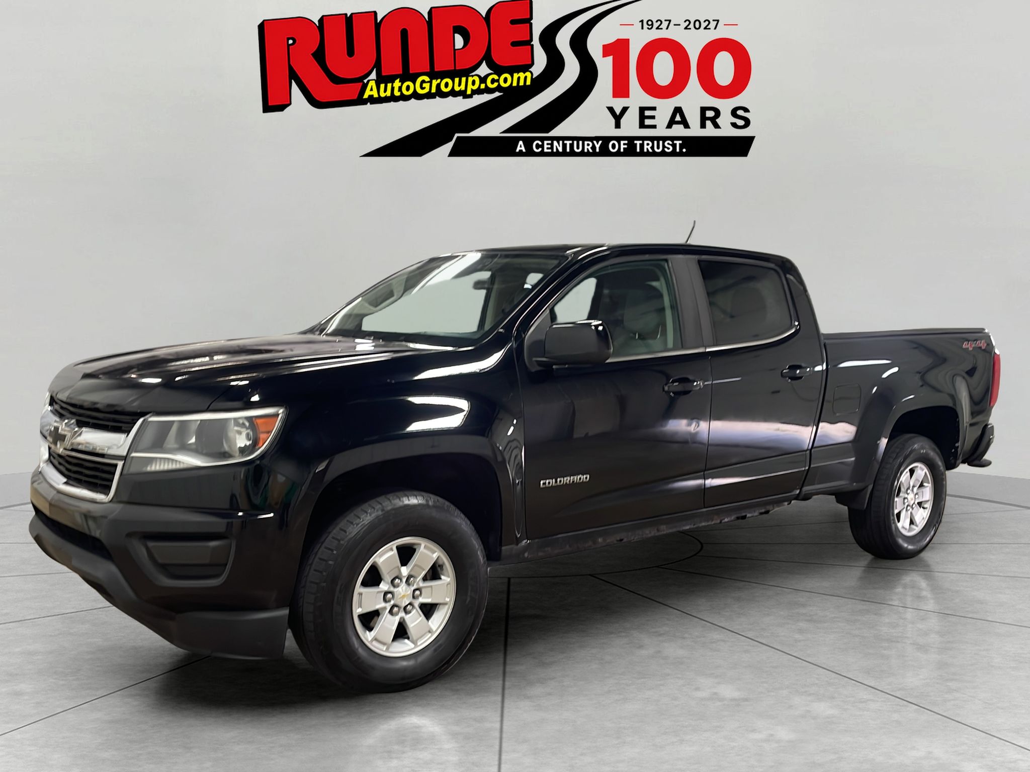 Black 2018 Chevrolet Colorado Pickup Truck Four-Wheel Drive 8-Speed Automatic
