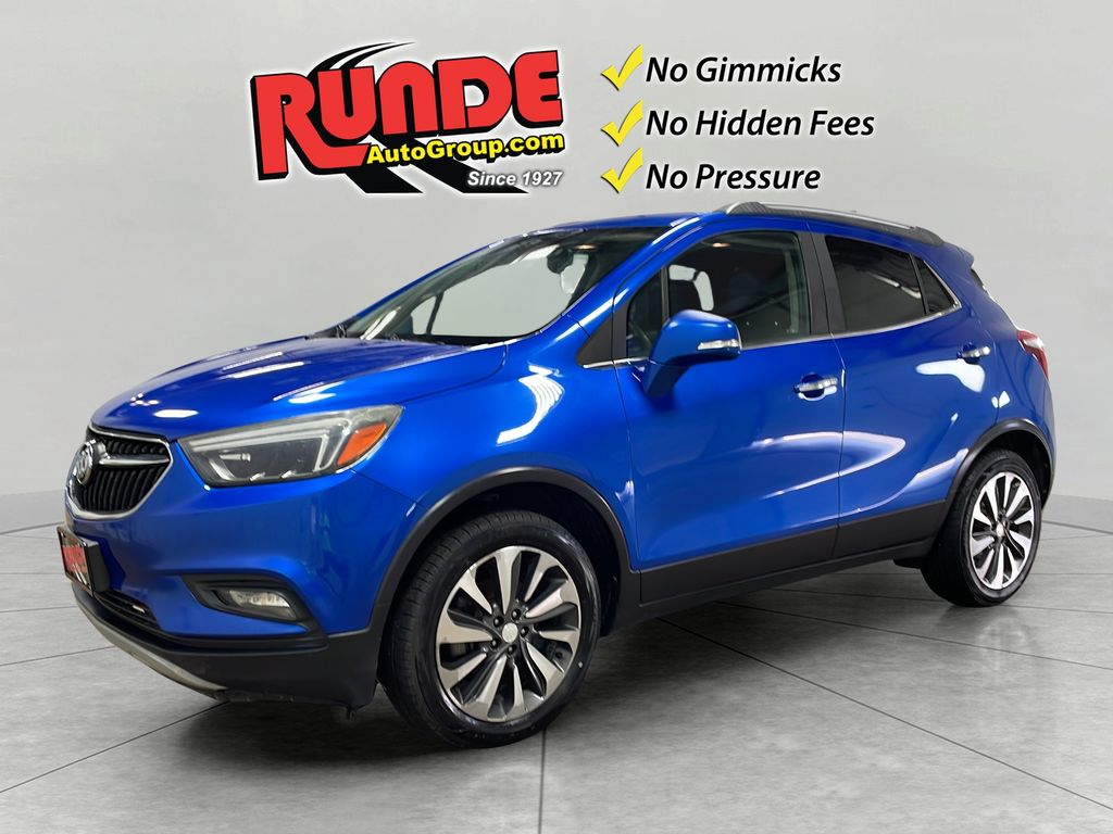 Coastal Blue Metallic 2018 Buick Encore Essence AWD SUV / Crossover All-Wheel Drive 6-Speed Automatic