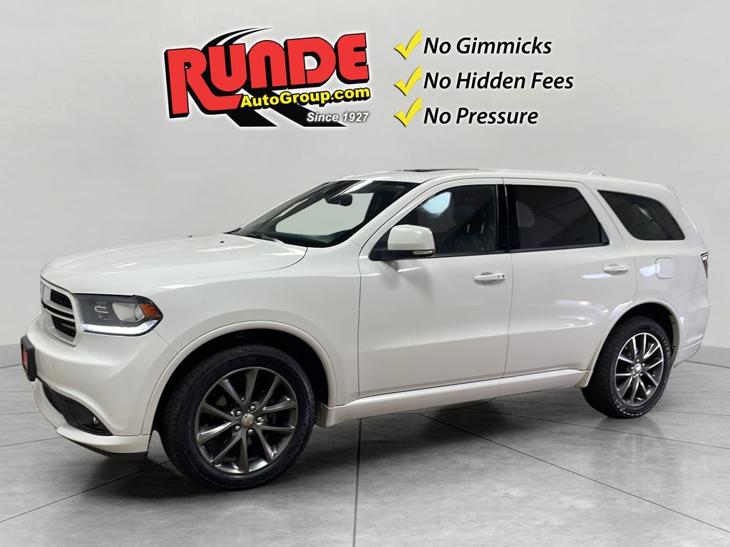 White (Ivory Tri-Coat Pearl) 2018 Dodge Durango SUV / Crossover All-Wheel Drive 8-Speed Automatic