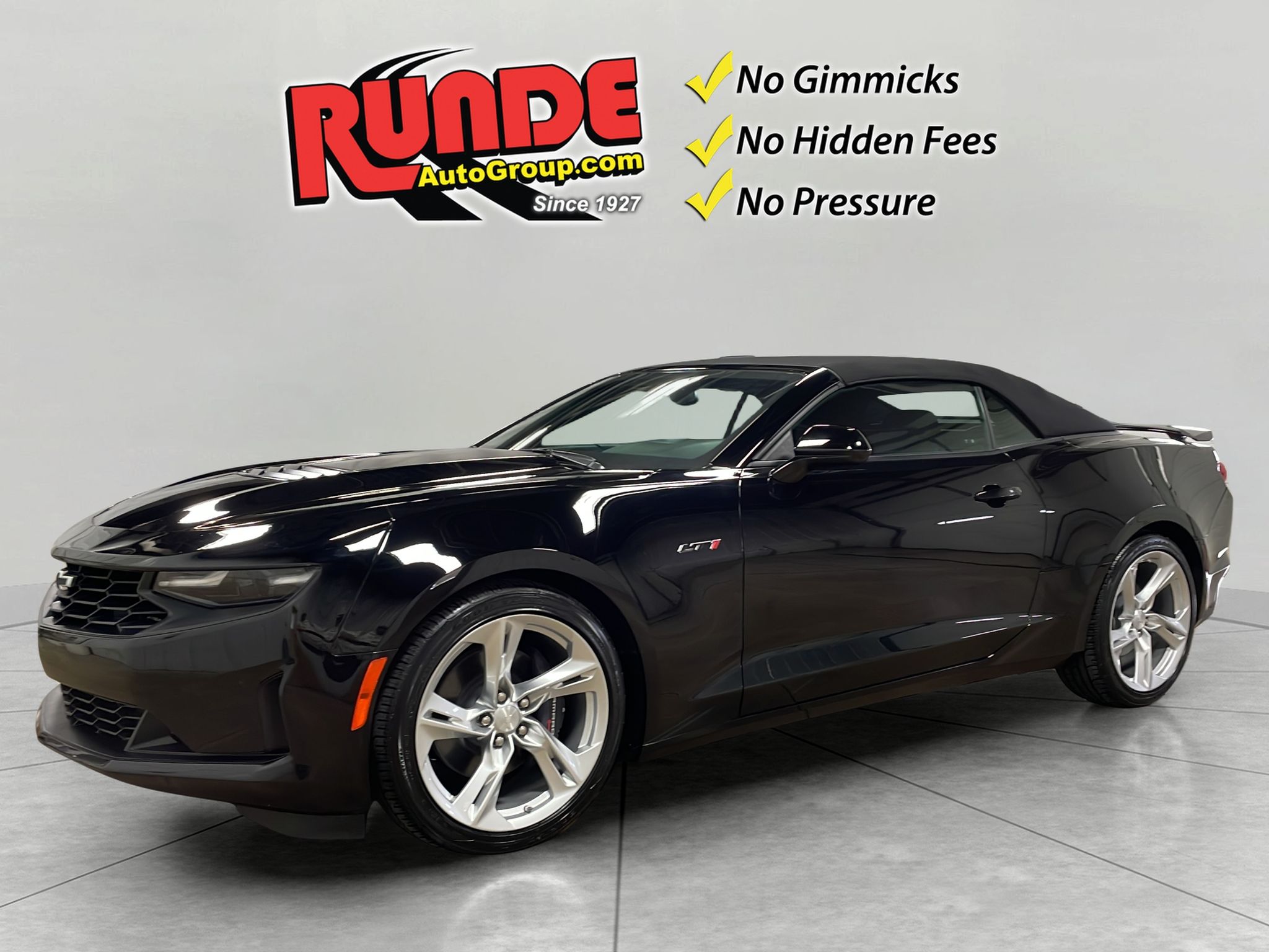 Black 2023 Chevrolet Camaro Convertible Rear-Wheel Drive Automatic