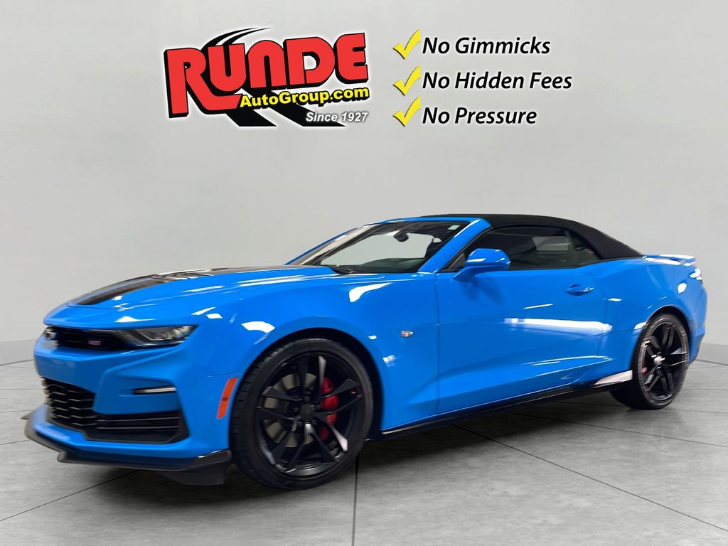 Rapid Blue 2023 Chevrolet Camaro Convertible Rear-Wheel Drive Automatic