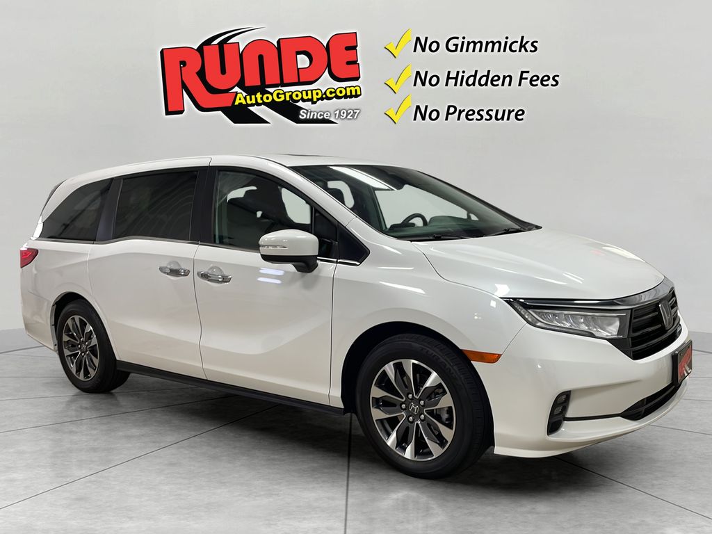 Gray (Platinum White/ Leather, Jet Black) 2024 Honda Odyssey EX-L FWD Minivan Front-Wheel Drive Automatic
