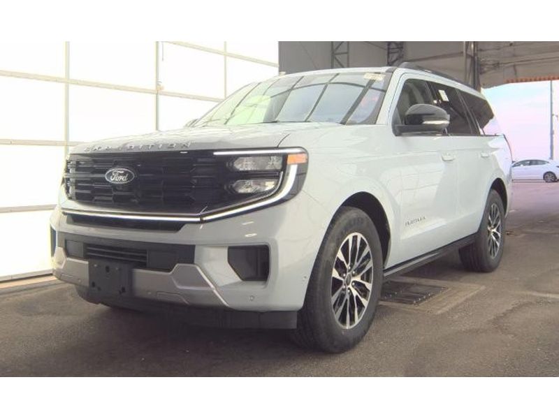 White/ leather ,salt crystal gray 2025 Ford Expedition SUV / Crossover Four-Wheel Drive Automatic