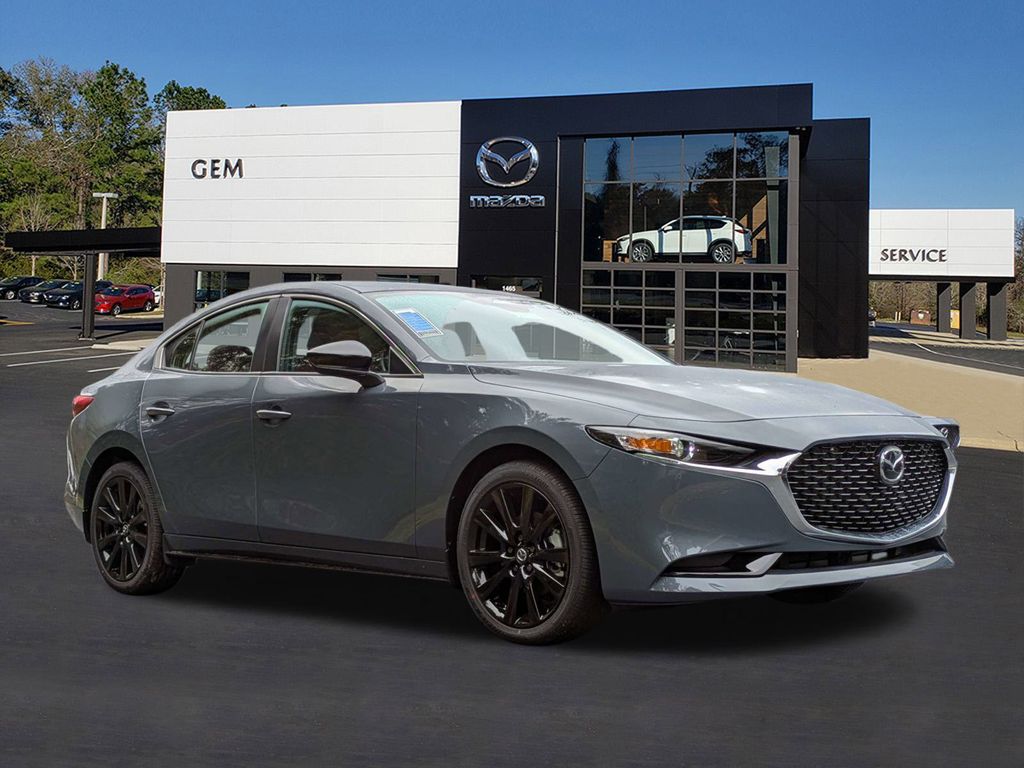 Polymetal Gray Metallic 2026 Mazda MAZDA3 2.5 S Carbon Edition Sedan AWD Sedan All-Wheel Drive 6-Speed Automatic