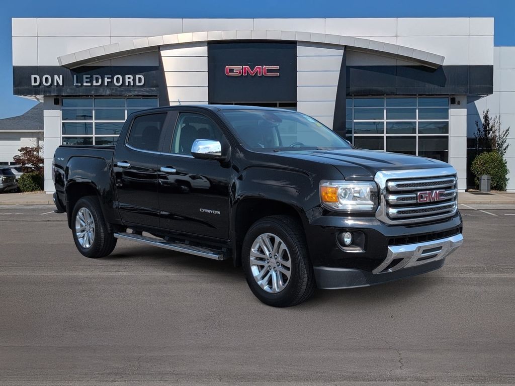 Onyx Black 2018 GMC Canyon Pickup Truck Four-Wheel Drive 8-Speed Automatic