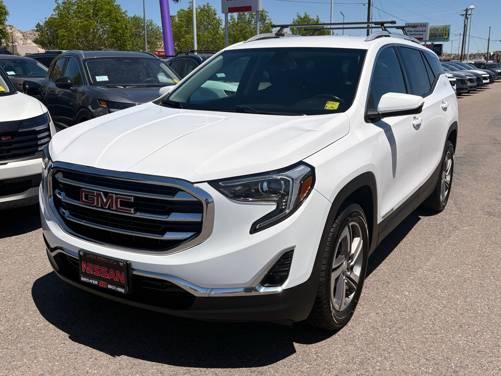 Summit White 2019 GMC Terrain SLT AWD SUV / Crossover Four-Wheel Drive 9-Speed Automatic