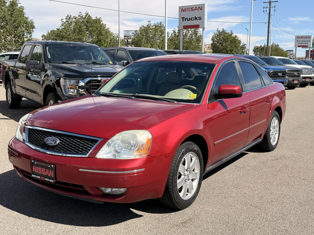 Redfire Clearcoat Metallic 2005 Ford Five Hundred Sedan All-Wheel Drive Continuously Variable Transmission
