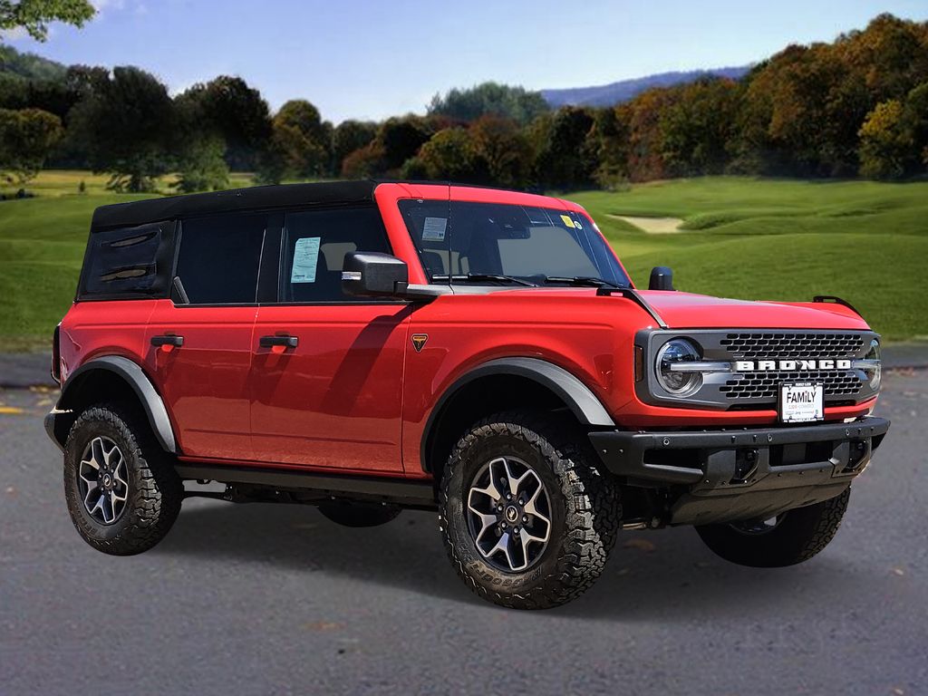 Race Red 2024 Ford Bronco Badlands 4-Door 4WD SUV / Crossover Four-Wheel Drive Automatic