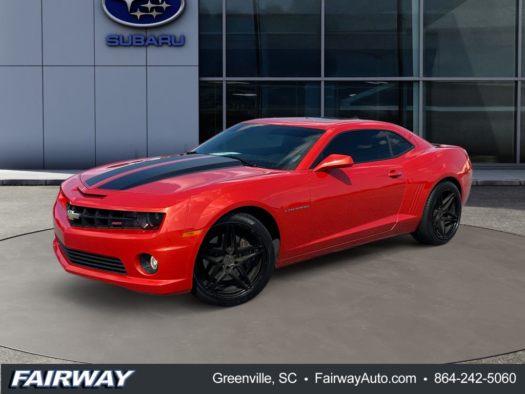 Inferno Orange Metallic 2011 Chevrolet Camaro Coupe Rear-Wheel Drive 6-Speed Automatic