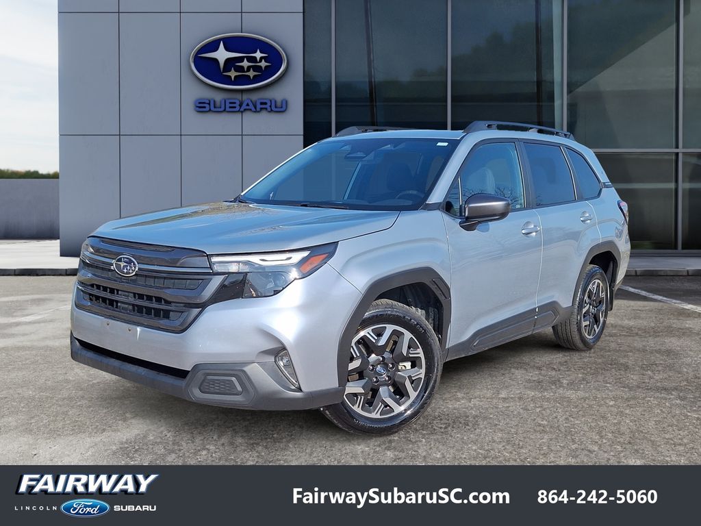Ice Silver Metallic 2025 Subaru Forester Premium Crossover AWD SUV / Crossover All-Wheel Drive Continuously Variable Transmission