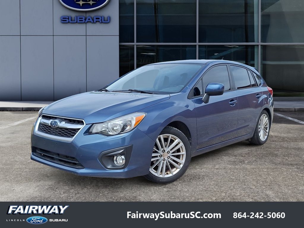 Marine Blue Pearl 2013 Subaru Impreza 2.0i Premium Hatchback Hatchback All-Wheel Drive 6-Speed CVT