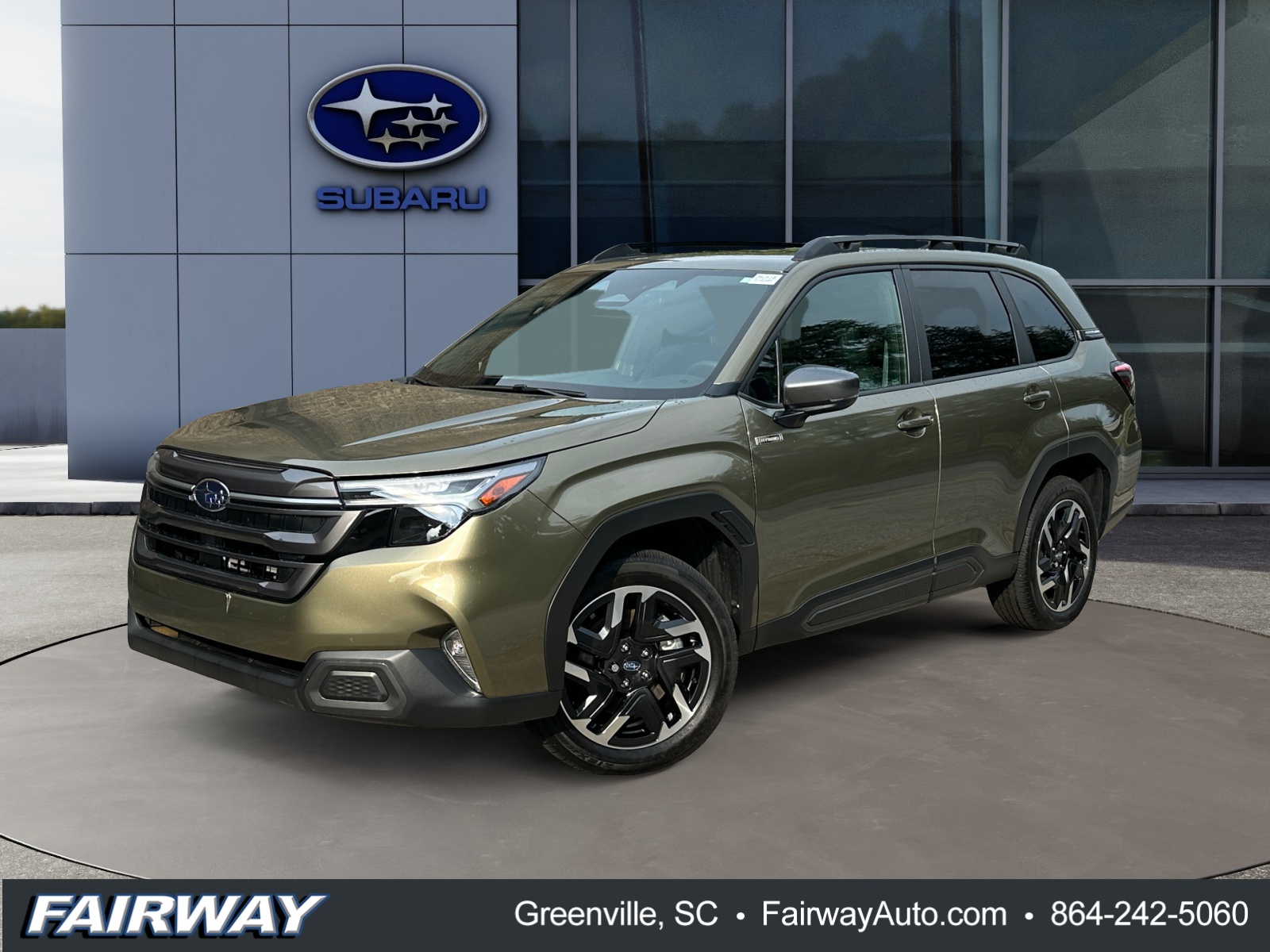 Autumn Green Metallic 2026 Subaru Forester Hybrid SUV / Crossover All-Wheel Drive Continuously Variable Transmission