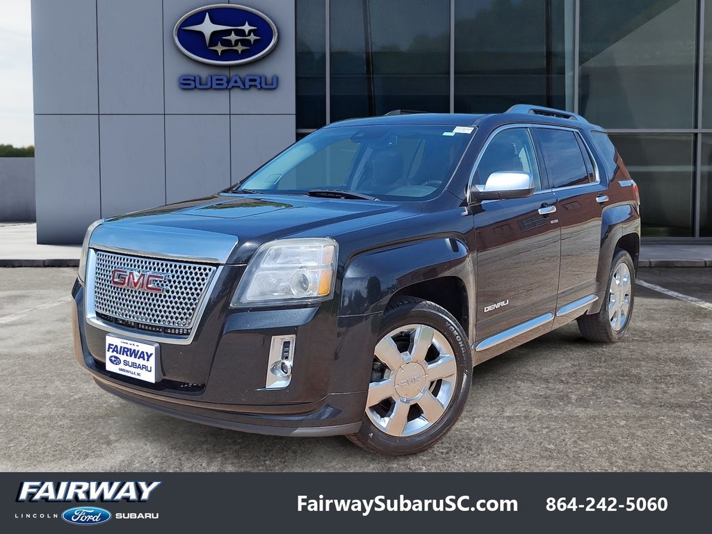 Carbon Black Metallic 2015 GMC Terrain Denali AWD SUV / Crossover All-Wheel Drive 6-Speed Automatic