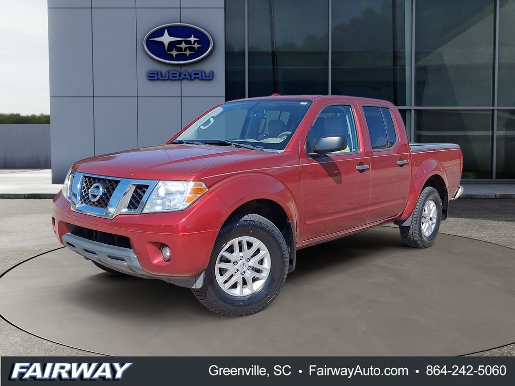 Cayenne Red 2017 Nissan Frontier Pickup Truck Four-Wheel Drive 5-Speed Automatic