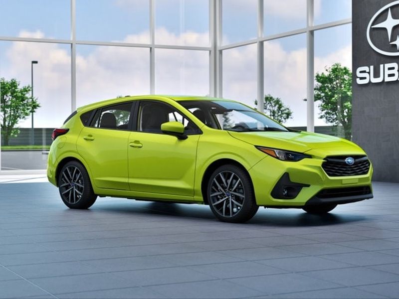 Citron Yellow Pearl 2026 Subaru Impreza Wagon All-Wheel Drive Continuously Variable Transmission