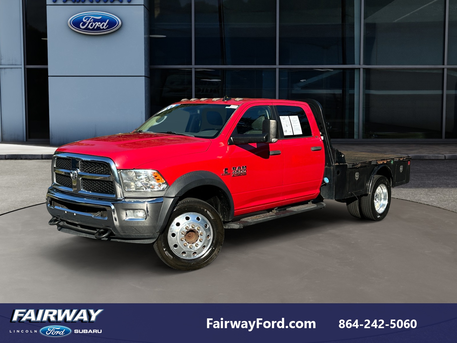 Flame Red Clearcoat 2017 RAM 4500 Chassis Pickup Truck  6-Speed Automatic