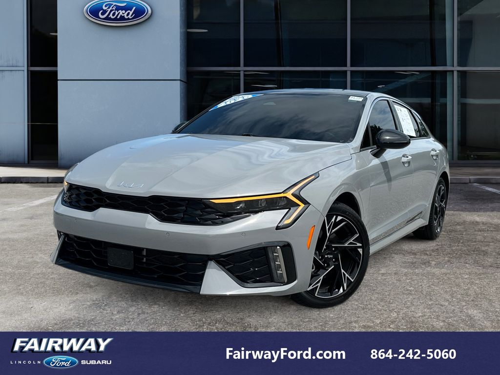 Wolf Gray 2025 Kia K5 GT-Line FWD Sedan Front-Wheel Drive 8-Speed Automatic