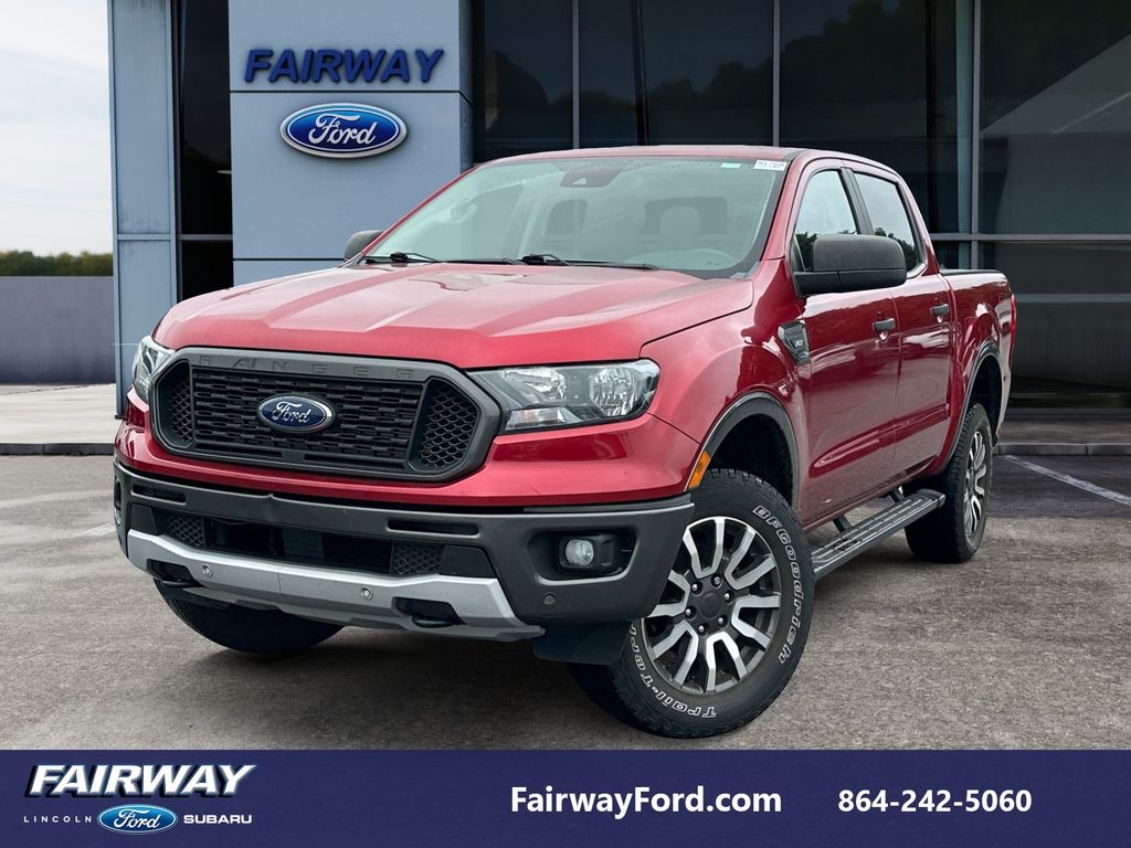 Rapid Red Metallic Tinted Clearcoat 2020 Ford Ranger XLT SuperCrew 4WD Pickup Truck Four-Wheel Drive Automatic