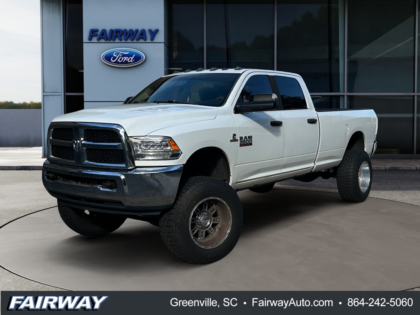 Bright White 2015 RAM 3500 Pickup Truck Four-Wheel Drive 6-Speed Automatic
