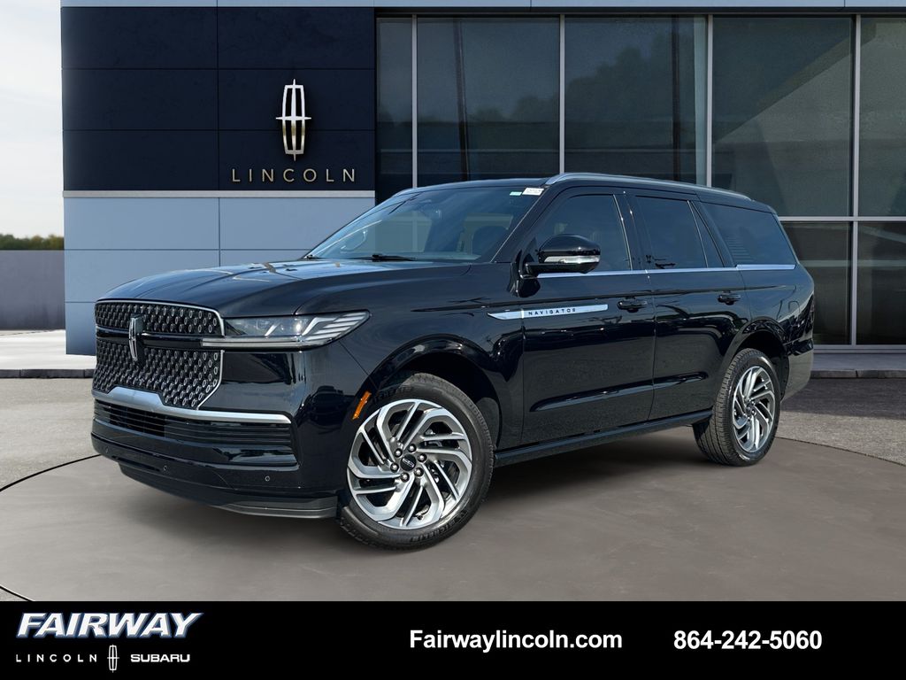 Infinite Black Metallic Clearcoat 2026 Lincoln Navigator SUV / Crossover Four-Wheel Drive Automatic