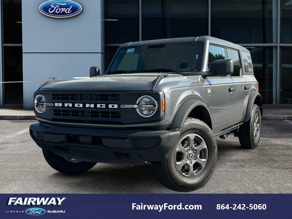 Carbonized Gray Metallic 2025 Ford Bronco Big Bend 4-Door 4WD SUV / Crossover Four-Wheel Drive Automatic