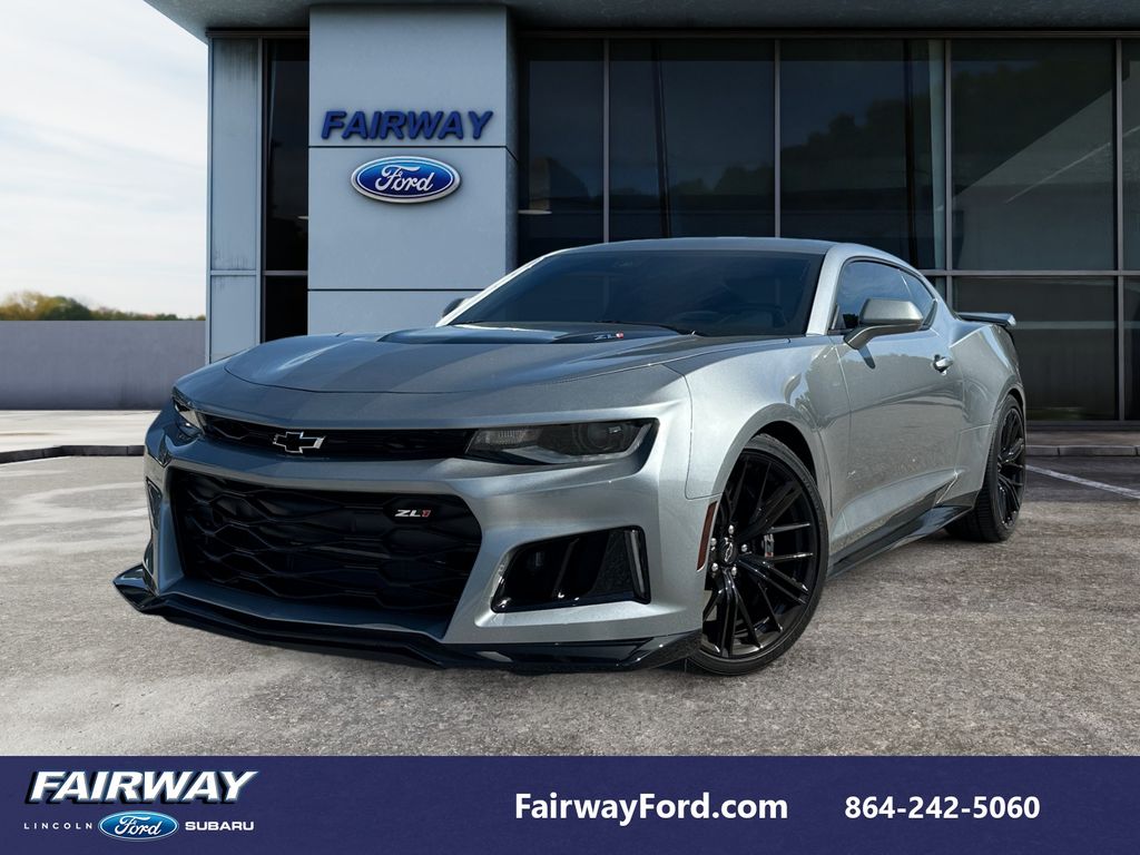 Sharkskin Metallic 2023 Chevrolet Camaro ZL1 Coupe RWD Coupe Rear-Wheel Drive Automatic