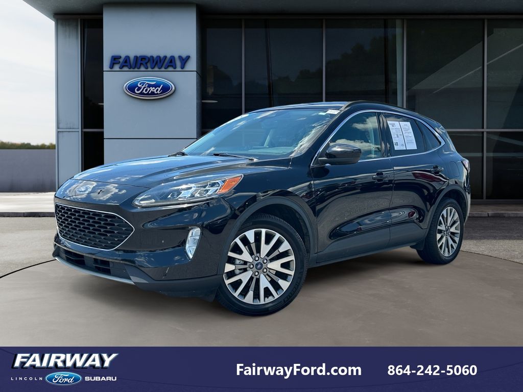Agate Black Metallic 2022 Ford Escape SUV / Crossover All-Wheel Drive 8-Speed Automatic