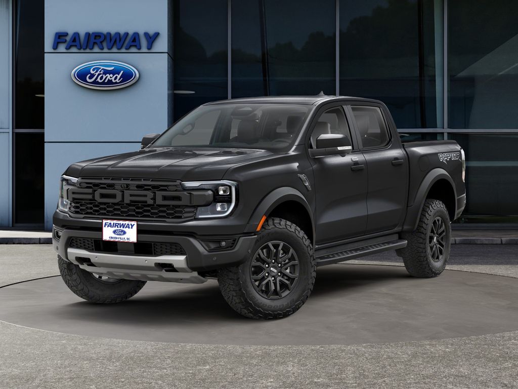 Shadow Black 2024 Ford Ranger Pickup Truck Four-Wheel Drive Automatic