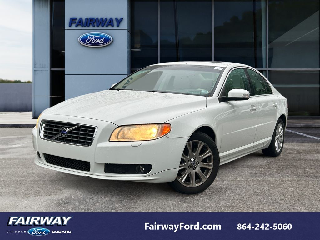 Ice White 2009 Volvo S80 3.2 Sedan Front-Wheel Drive 6-Speed Automatic