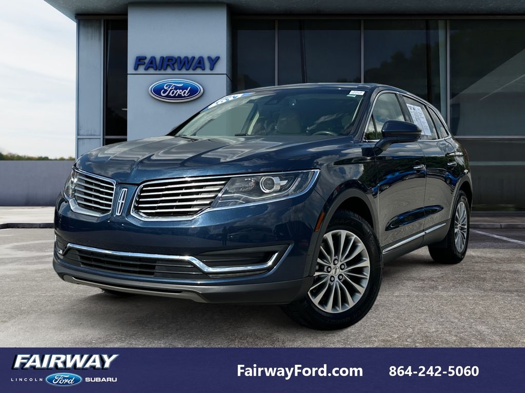 Midnight Sapphire Blue Metallic 2017 Lincoln MKX Select FWD SUV / Crossover Front-Wheel Drive 6-Speed Automatic