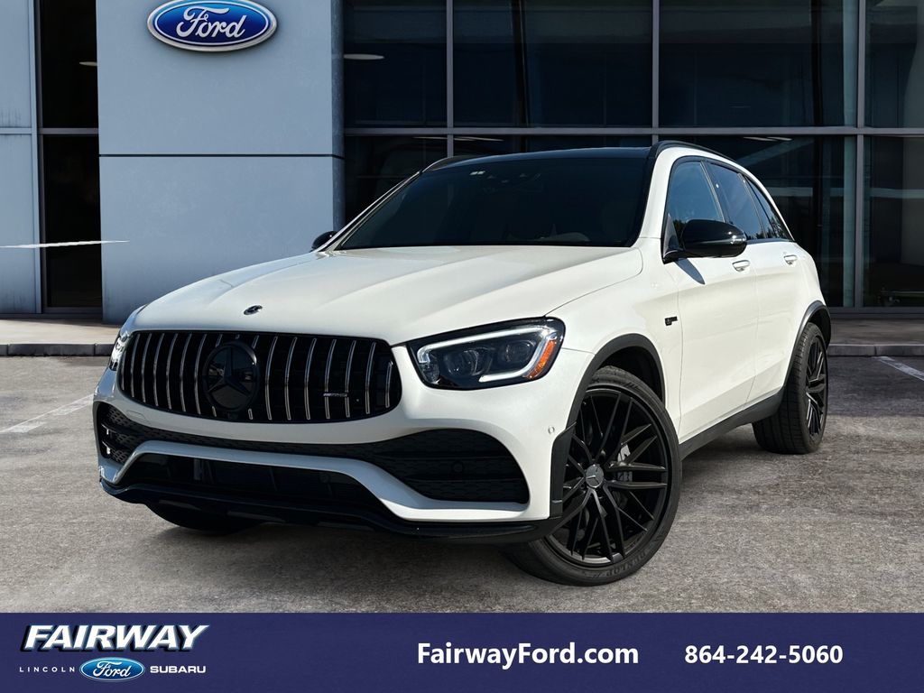designo Diamond White Metallic 2021 Mercedes-Benz GLC AMG GLC 43 SUV 4MATIC SUV / Crossover All-Wheel Drive 9-Speed Automatic