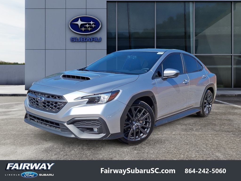 Ice Silver Metallic 2023 Subaru WRX Premium AWD Sedan All-Wheel Drive 6-Speed Manual