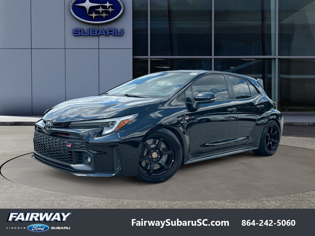 Black 2023 Toyota GR Corolla Hatchback All-Wheel Drive 6-Speed Manual
