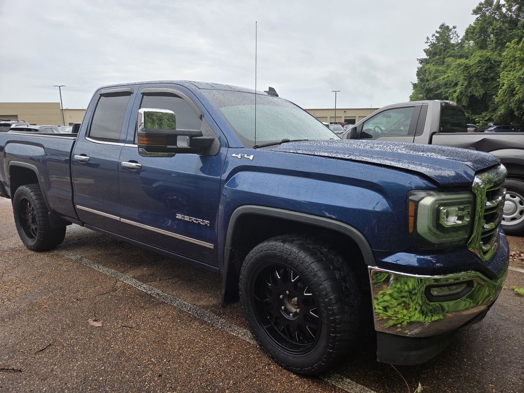 Stone Blue Metallic 2016 GMC Sierra 1500 Pickup Truck Four-Wheel Drive 8-Speed Automatic