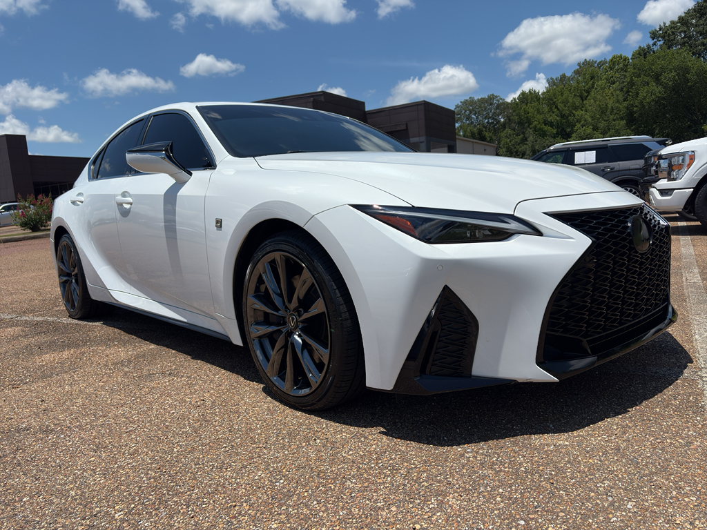 Ultra White 2024 Lexus IS Sedan Rear-Wheel Drive 8-Speed Automatic