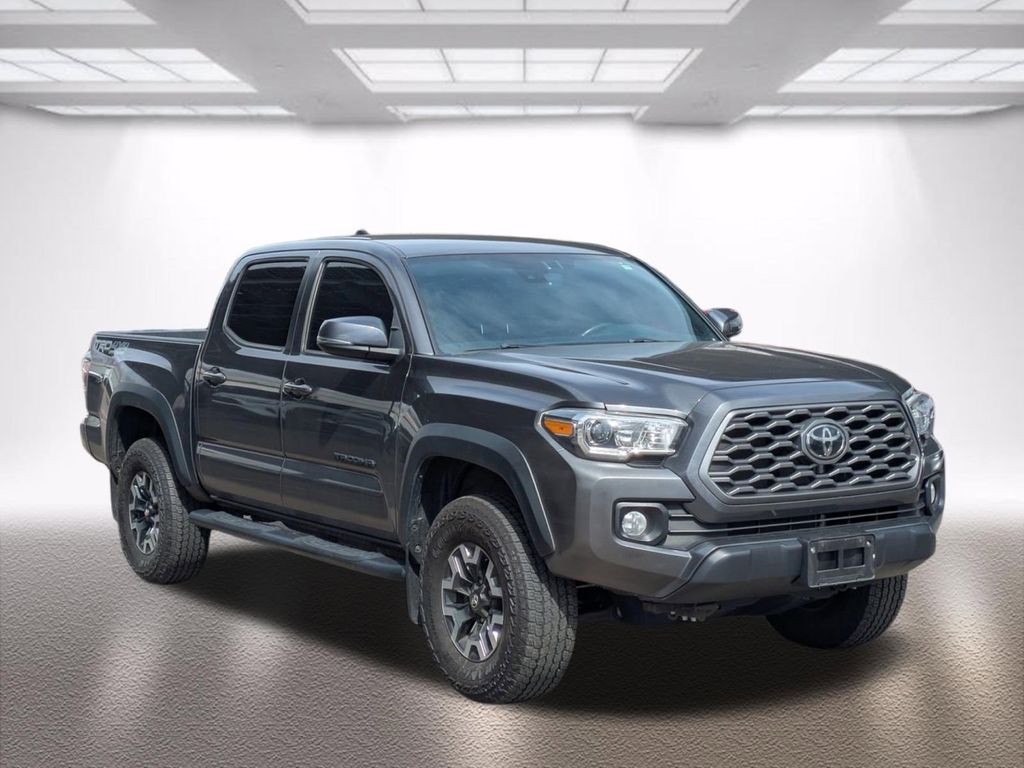 Magnetic Gray Metallic 2023 Toyota Tacoma TRD Off Road Double Cab 4WD Pickup Truck Four-Wheel Drive 6-Speed Automatic