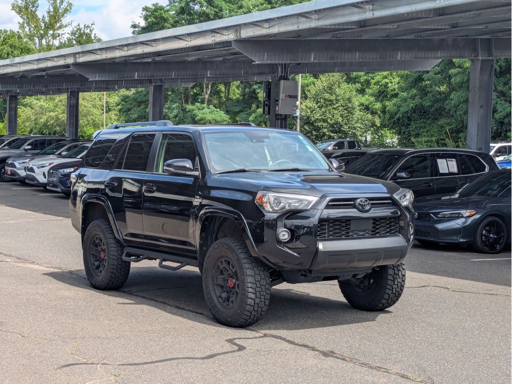 Midnight Black Metallic 2022 Toyota 4Runner SUV / Crossover Four-Wheel Drive 5-Speed Automatic