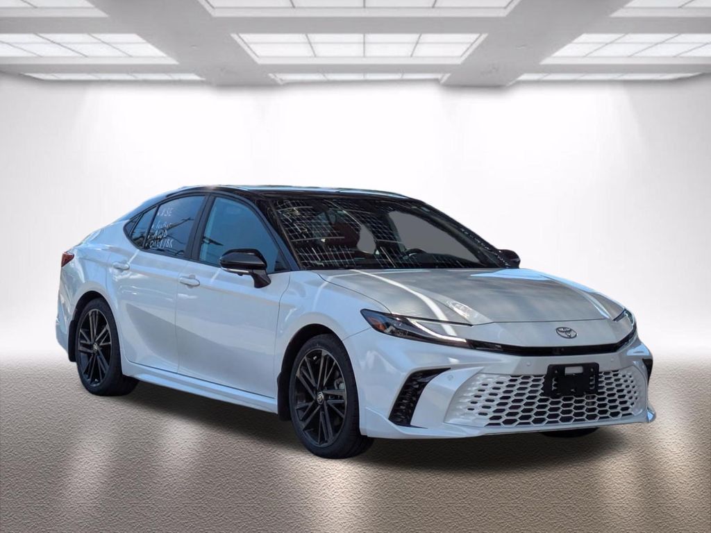 White 2025 Toyota Camry Sedan All-Wheel Drive Continuously Variable Transmission