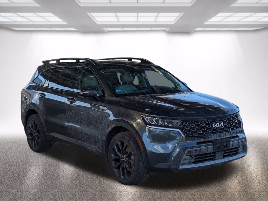Gray (Gravity Grey) 2022 Kia Sorento X-Line EX AWD SUV / Crossover All-Wheel Drive 8-Speed Automatic