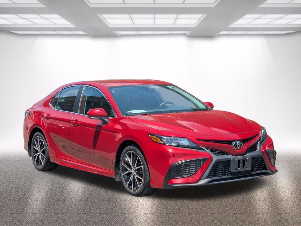 Supersonic Red 2024 Toyota Camry SE AWD Sedan All-Wheel Drive 8-Speed Automatic
